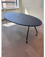Vitra ovale vergadertafel donkerblauw (vt067)