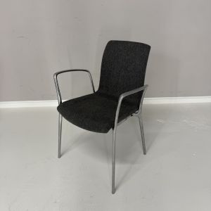 Welltrade vergaderstoel grijs (vs726)